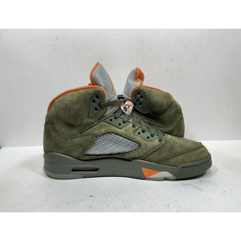 Air Jordan 5 Olive Green Men's Size 12 Sneakers DD0587-308 Shoes